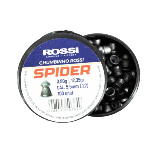 CHUMBINHO SPIDER ROSSI 5,5MM 100 UN