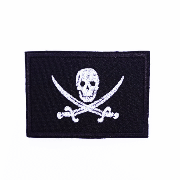 PATCH BORDADO PIRATA 9X6 CM