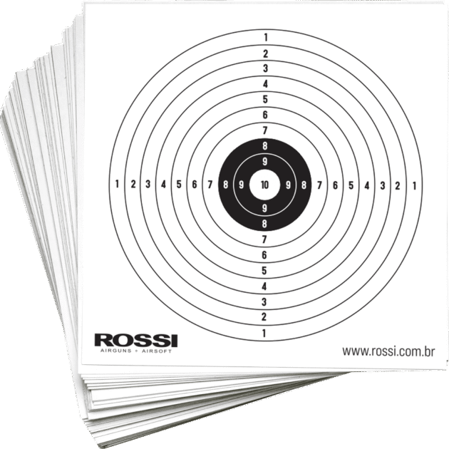 Alvo de papel 14x14 cm
