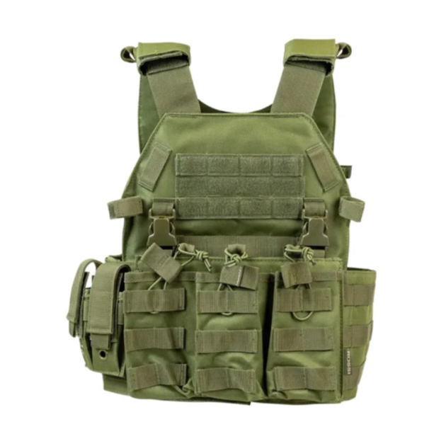 COLETE TÁTICO MODULAR PLATE CARRIER VERDE ROSSI